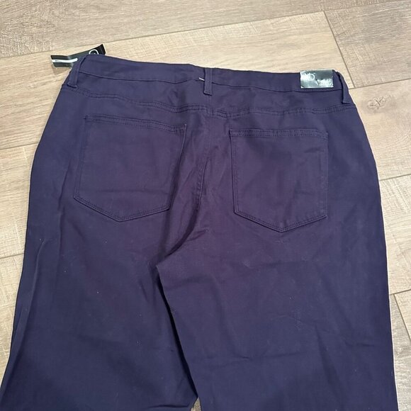 NEW DIRECTIONS WOMENS BLUE STRAIGHT LEG PANTS 14R NEW - Picture 12 of 12